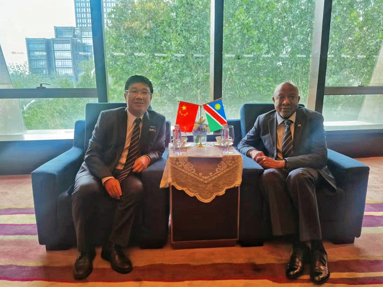 中非合作论坛期间tyc太阳资源 董事长王平卫拜会三国总统